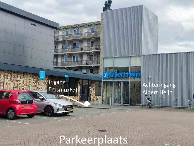 Erasmushal Ingang Vlaardingen Sterklopen Sportinstuif 55+